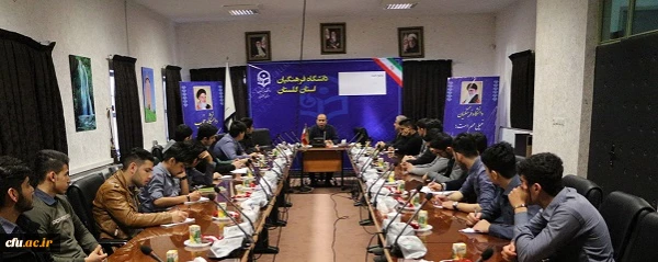 نشست دانش آموزان دبیرستان استرآبادی با سرپرست پردیس آیت الله خامنه ای گرگان 2