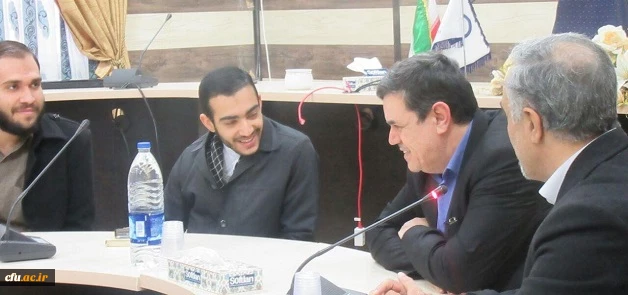 نشست صمیمی سرپرست دانشگاه فرهنگیان با اعضای بسیج دانشجویی پردیس آیت الله طالقانی(ره) قم 6