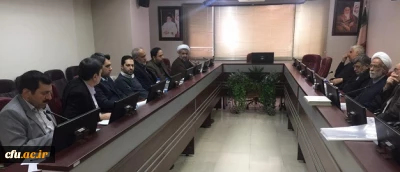 نشست مشترک سرپرست  دانشگاه با رئیس و اعضای هیات مرکزی جذب هیات علمی وزارت علوم برگزار شد