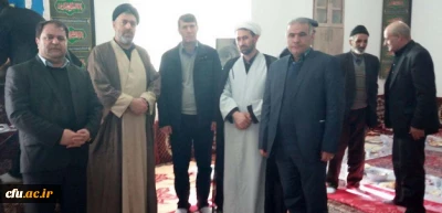 حضور مدیریت دانشگاه فرهنگیان آذربایجان شرقی در مراسم درگذشت دانشجو معلم جهادگر  زنده یاد نجف عبدالهی