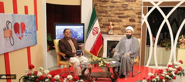 حضور  مسئول نهاد رهبری دانشگاه فرهنگیان استان آذربایجان غربی در برنامه زنده تلویزیونی با موضوع سلامت روان از دیدگاه قرآن" 3