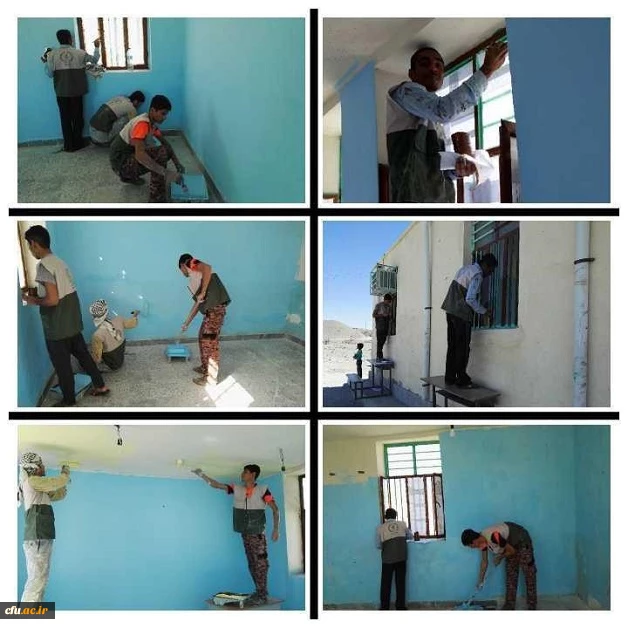 به همت گروه جهادی شهید تنیده بسیج دانشجویی دانشگاه فرهنگیان هرمزگان برگزار شد :

چهارمین اردوی جهادی دانشجویان دانشگاه فرهنگیان هرمزگان در منطقه محروم بشاگرد
 5