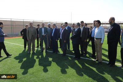 با حضور مسئولین دانشگاه  برگزار شد:

 افتتاح زمین چمن فوتسال پردیس حضرت رسول اکرم (ص) استان خوزستان