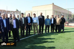 در پردیس حضرت رسول اکرم (ص) استان خوزستان  با حضور مسئولین دانشگاه:

مراسم افتتاح زمین چمن فوتسال برگزار شد