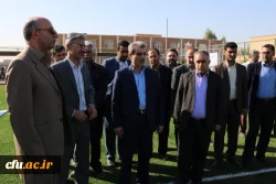 در پردیس حضرت رسول اکرم (ص) استان خوزستان  با حضور مسئولین دانشگاه:

مراسم افتتاح زمین چمن فوتسال برگزار شد