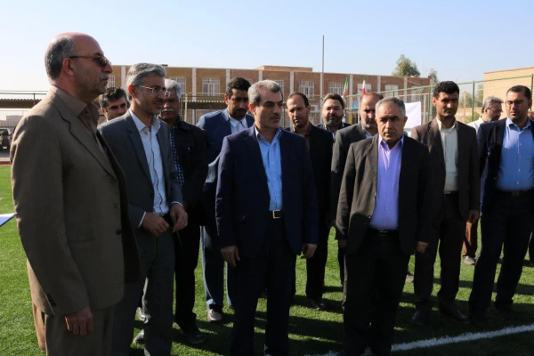 در پردیس حضرت رسول اکرم (ص) استان خوزستان  با حضور مسئولین دانشگاه:

مراسم افتتاح زمین چمن فوتسال برگزار شد