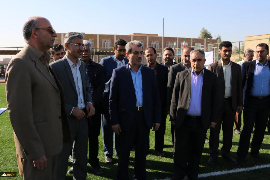 در پردیس حضرت رسول اکرم (ص) استان خوزستان  با حضور مسئولین دانشگاه:

مراسم افتتاح زمین چمن فوتسال برگزار شد