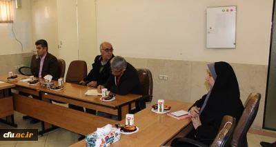 نشست بسیج اساتید دانشگاه فرهنگیان استان قزوین باحضور مسئول بسیج استان
