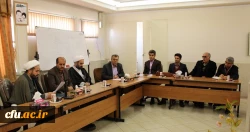 نشست بسیج اساتید دانشگاه فرهنگیان استان قزوین باحضور مسئول بسیج استان 3