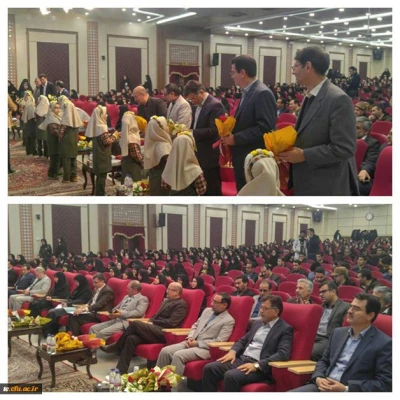 حضور جناب آقای دکتر صفر زاده در اولین جشنواره تجربیات برتر آموزشی تربیتی 5
