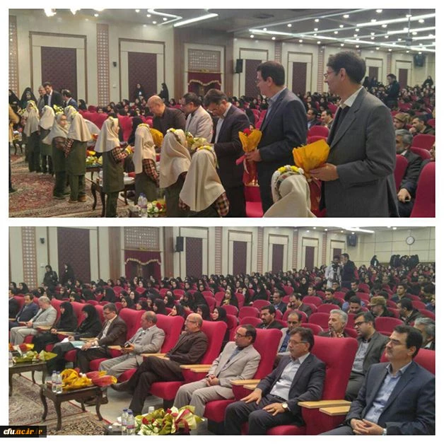 حضور جناب آقای دکتر صفر زاده در اولین جشنواره تجربیات برتر آموزشی تربیتی 5