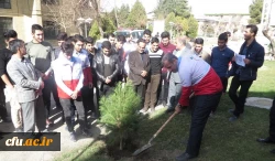 در دانشگاه فرهنگیان همدان برگزار شد:

مراسم نمادین کاشت نهال به مناسبت روز درختکاری 
 2