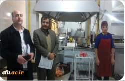 بازدید اعضای کمیته نظارت بر وضعیتِ تغذیه، بهداشت و سلامت دانشگاه فرهنگیان از سلف سرویس سازمان مرکزی