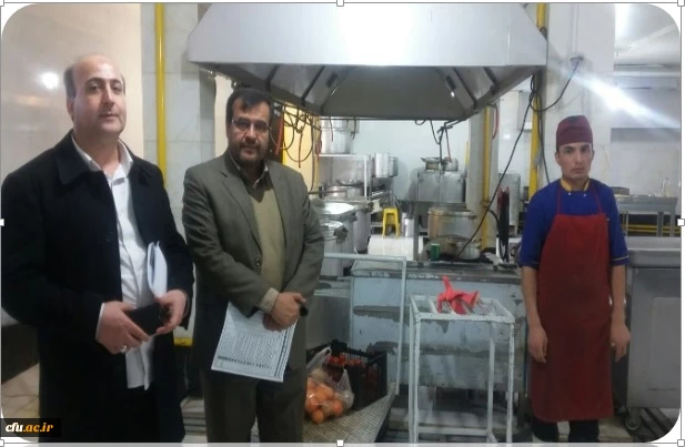 بازدید اعضای کمیته نظارت بر وضعیتِ تغذیه، بهداشت و سلامت دانشگاه فرهنگیان از سلف سرویس سازمان مرکزی