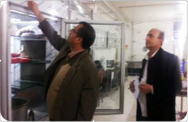 بازدید اعضای کمیته نظارت بر وضعیتِ تغذیه، بهداشت و سلامت دانشگاه فرهنگیان از سلف سرویس سازمان مرکزی