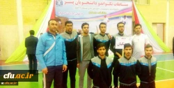 تیم تکواندو دانشگاه فرهنگیان خراسان رضوی در بخش پومسه بر سکوی نخست رقابت های ورزشی دانشجویان منطقه 9 کشور