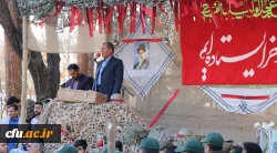 معاون فرهنگی و اجتماعی دانشگاه  در مراسم تشییع دو شهید گمنام در اصفهان:

 آرامگاه شهدای گمنام  به عنوان میثاق گاه ارزش های دینی در پردیس ها و مراکز است 3