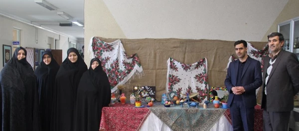 برپایی غرفه نوروز در پردیس بنت الهدی صدر اردبیل 2