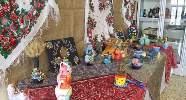 برپایی غرفه نوروز در پردیس بنت الهدی صدر اردبیل 3