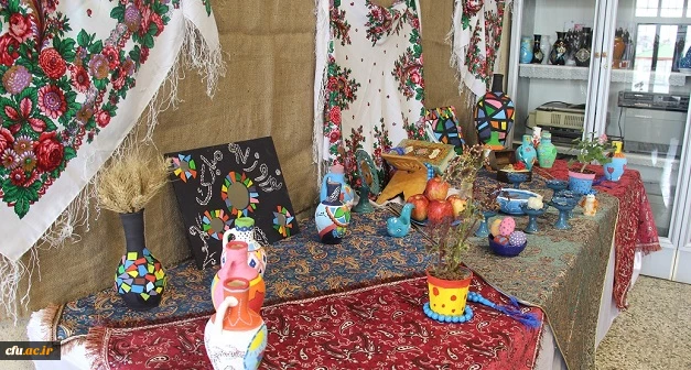 برپایی غرفه نوروز در پردیس بنت الهدی صدر اردبیل 3