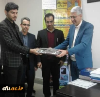 تقدیر سرپرست امور پردیس های استان مرکزی از همکاران ودانشجو همیاران پردیس شهید باهنر 2