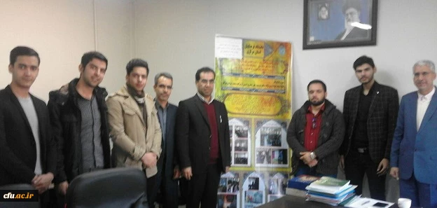 تقدیر سرپرست امور پردیس های استان مرکزی از همکاران ودانشجو همیاران پردیس شهید باهنر 4