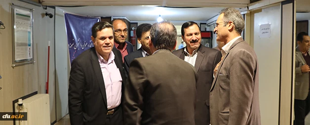 گزارشش تصویری از دیدار دکتر خنیفر با همکاران سازمان مرکزی در پایان سال 1396 و آستانه سال جدید 5