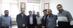 گزارشش تصویری از دیدار دکتر خنیفر با همکاران سازمان مرکزی در پایان سال 1396 و آستانه سال جدید 9