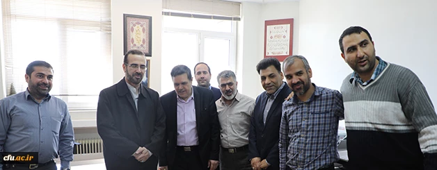 گزارشش تصویری از دیدار دکتر خنیفر با همکاران سازمان مرکزی در پایان سال 1396 و آستانه سال جدید 9