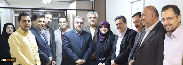 گزارشش تصویری از دیدار دکتر خنیفر با همکاران سازمان مرکزی در پایان سال 1396 و آستانه سال جدید 24