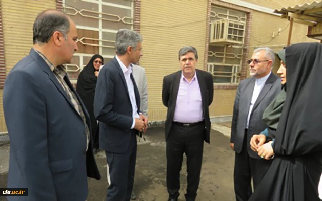 بازدید دکتر خنیفر سرپرست دانشگاه فرهنگیان از پردیس های  حضرت رسول اکرم (ص) و خواهران حضرت فاطمه زهرا (س) اهواز 2
