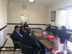 دیدار نوروزی مدیرکل مشاوره، بهداشت و سلامت دانشگاه فرهنگیان با همکاران