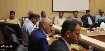 اولین نشست اداری دانشگاه فرهنگیان هرمزگان در سال ۹۷