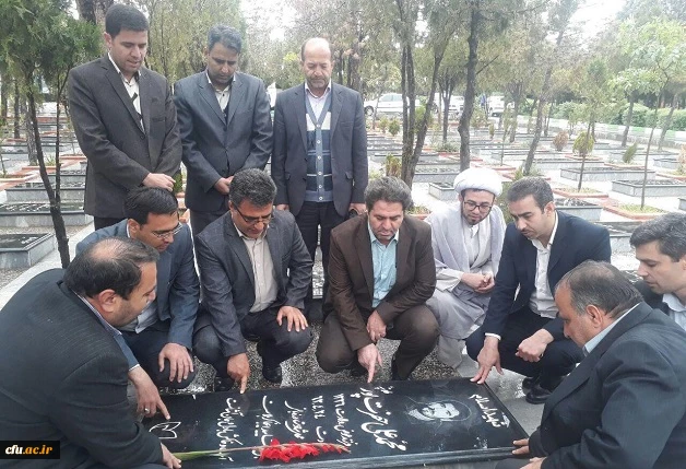 تجدید میثاق سرپرست جدید مدیریت امور پردیس های آذربایجان غربی با آرمان های امام خمینی (ره) و شهدای گرانقدر انقلاب اسلامی 2