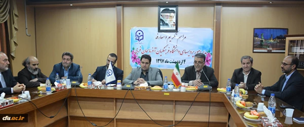 با حضور معاون آموزش و تحصیلات تکمیلی و مدیر کل حراست دانشگاه فرهنگیان انجام شد:

مراسم تکریم و معارفه سرپرست مدیریت امور پردیس های استان آذربایجان غربی 2