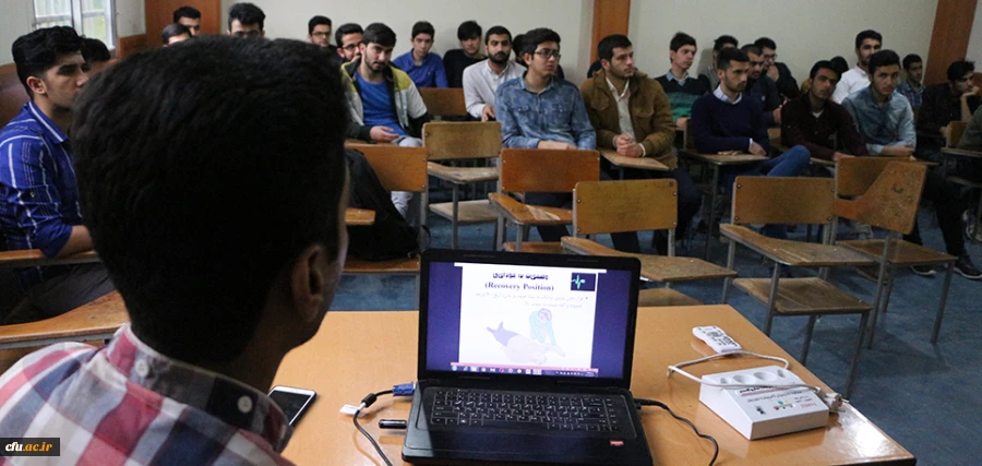 بمناسبت هفته سلامت کارگاه کمک های اولیه و فوریت های پزشکی برگزار شد 3