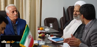 نشست معاون امور استان های ستاد همکاری حوزه های علمیه و وزارت آموزش و پرورش با مدیریت امور پردیس های استان کردستان