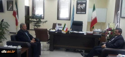 دیدار مدیریت امور پردیس های خراسان جنوبی با معاون عمرانی استاندار