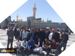 برگزاری اردوی زیارتی وسیاحتی دانشجومعلمان پردیس شهید مطهری زاهدان به مشهد مقدس 2