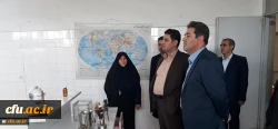 دکتر روشن دل معاون آموزش و تحصیلات تکمیلی دانشگاه فرهنگیان  در بازدید از مرکز شهید مطهری خوی