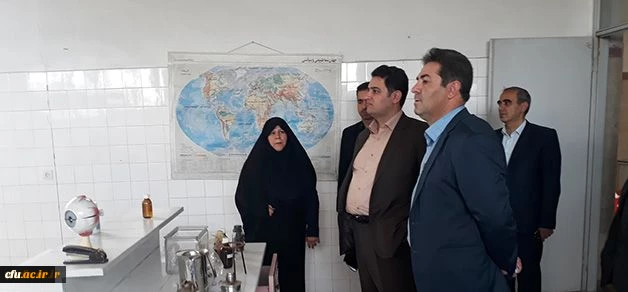 دکتر روشن دل معاون آموزش و تحصیلات تکمیلی دانشگاه فرهنگیان  در بازدید از مرکز شهید مطهری خوی