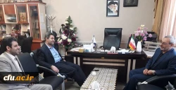 دیدار  رئیس دانشگاه پیام نور استان با مدیریت امور پردیس های دانشگاه فرهنگیان آذربایجان غربی 2