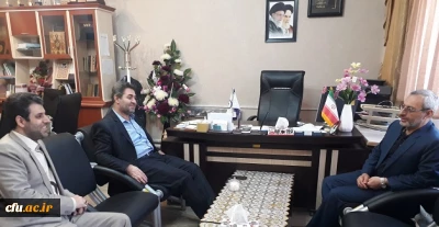 دیدار  رئیس دانشگاه پیام نور استان با مدیریت امور پردیس های دانشگاه فرهنگیان آذربایجان غربی