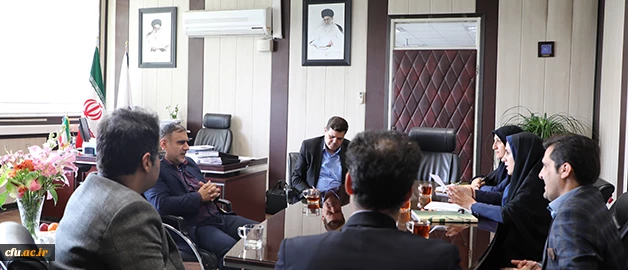 دیدار صمیمانه ریاست محترم دانشگاه فرهنگیان و نمایندگان کارکنان قراردادی 3