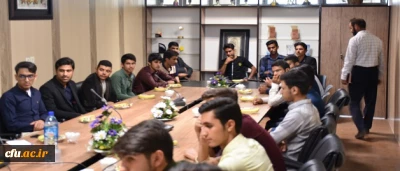 نشست صمیمی معاون دانشجویی دانشگاه فرهنگیان با دبیران انجمن ها و کانون های فعال استان خراسان جنوبی برگزار شد