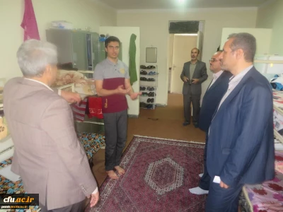 به مناسبت هفته ی سراهای دانشجویی انجام شد؛

بازدید آقاخانی مدیر کل برنامه ریزی، خدمات و رفاه دانشجویی از پردیس های دانشگاه فرهنگیان همدان