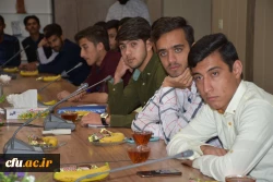نشست صمیمی دبیران کانون ها و انجمن ها با معاون دانشجویی دانشگاه فرهنگیان
