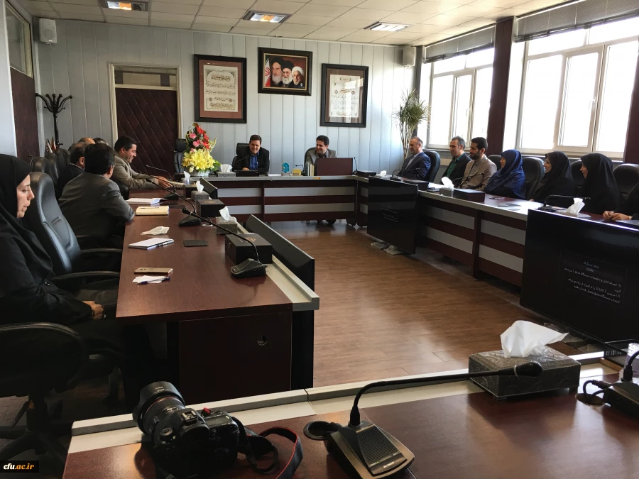 ملاقات حضوری کارکنان معاونت آموزشی با ریاست محترم دانشگاه فرهنگیان -29 اردیبهشت 97