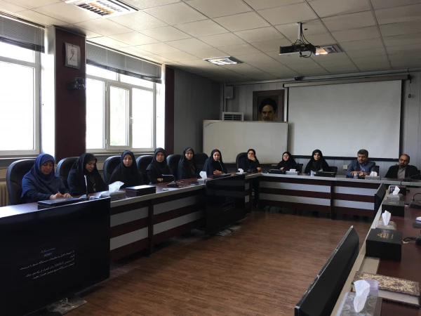 دیدار حضوری کارکنان معاونت آموزشی با ریاست محترم دانشگاه فرهنگیان -29 اردیبهشت 97