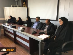 دیدار حضوری کارکنان معاونت آموزشی با ریاست محترم دانشگاه فرهنگیان -29 اردیبهشت 97